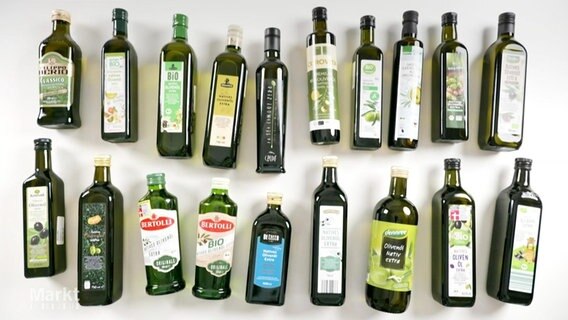 Eine Übersicht über mehrere Olivenöle © Screenshot 