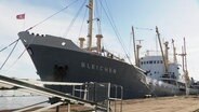 Das Schiff MS "Bleichen" liegt im Hamburger Hafen. © Screenshot 