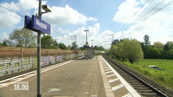 Der Weddeler Bahnhof © Screenshot 