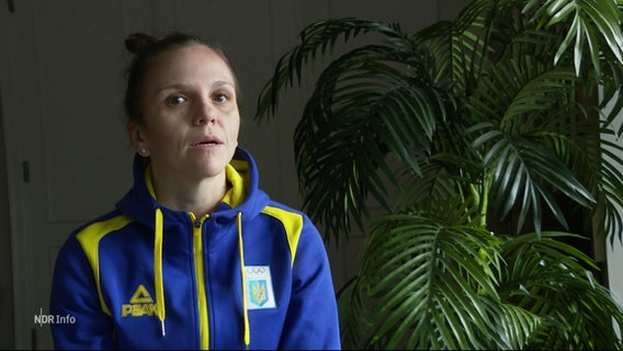 Spielerin der ukrainischen Hockey-Nationalmannschaft. © Screenshot 