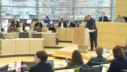 Der Kieler Landtag debattiert. © Screenshot 
