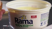 Zwar ist die Verpackung des Magarine Herstellers "Rama", noch genauso groß wie zuvor, doch enthält sie von nun an nurnoch 400 statt 500 Gramm Inhalt. © Screenshot 