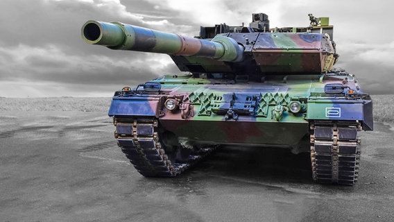 Leopard 2-Panzer. © NDR 