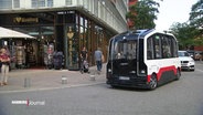 Die Hamburger Hochbahn testet in der Stadt bereits autonom fahrende Fahrzeuge. © Screenshot 