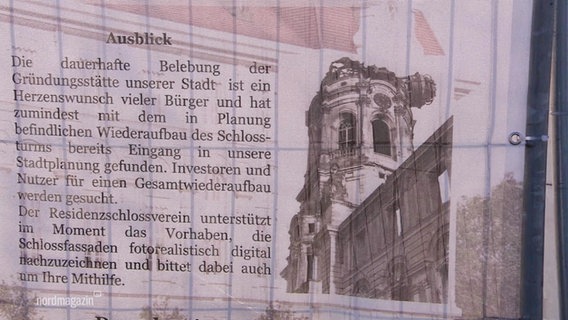 Plan des Schlossturms Neustrelitz. © Screenshot 