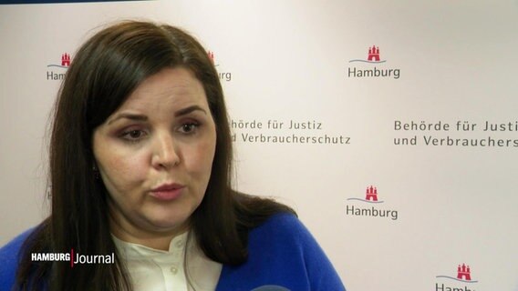 Die Hamburger Justizsenatorin Anna Gallina im Gespräch © Screenshot 