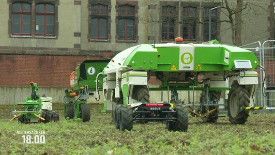 Verschiedene, im Bereich Landwirtschaft eingesetzte, Roboter © Screenshot 