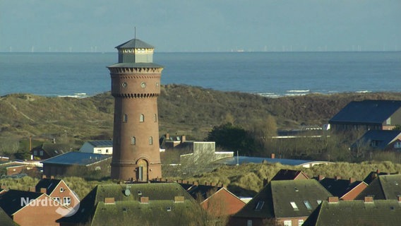 Wasserturm Borkum © Screenshot 