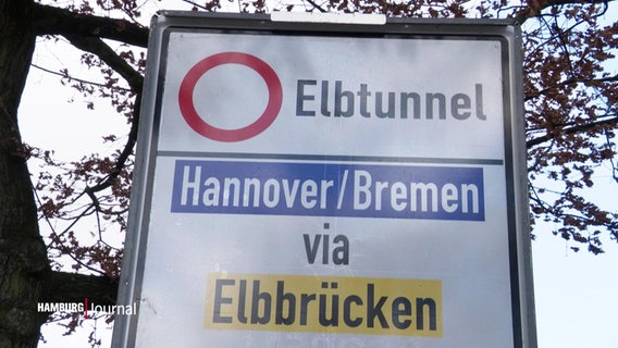 Die A7 wird über das Wochenende wegen Bauarbeiten in Hamburg gesperrt sein. © Screenshot 