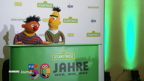 Die deutsche Sesamstraße rund um Ernie und Bert feiert ihren 50. Geburtstag. © Screenshot 