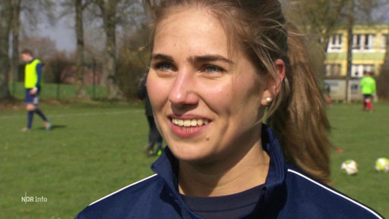 Fußballerin Anna Geßner. © Screenshot 
