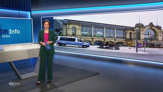 Romy Hiller moderiert NDR Info um 17:00 Uhr. © Screenshot 