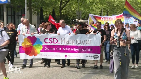 CSD Parade in Hannover. © Screenshot 