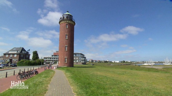 Der Hamburger Leuchtturm in Cuxhaven soll zur Ferienwohnung werden. © Screenshot 