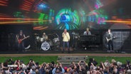 Deep Purple live auf der Bühne im Stadtpark. © Screenshot 