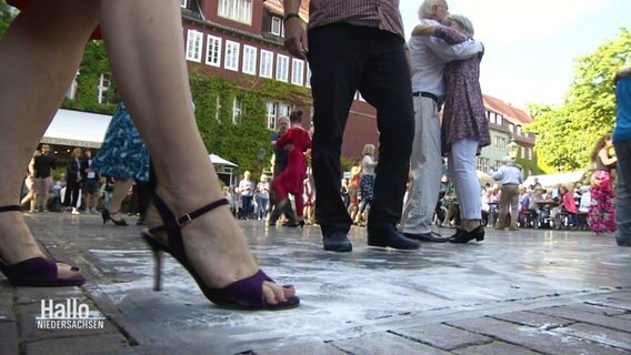 Die Tanzfläche bei der Tangonacht Hannover © Screenshot 