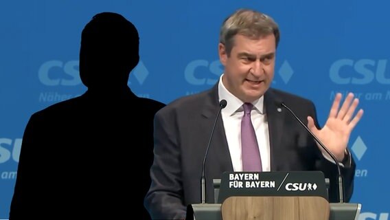 Der bayerische Ministerpräsident Markus Söder. (extra 3 vom 07.09.2023 im Ersten) © NDR 