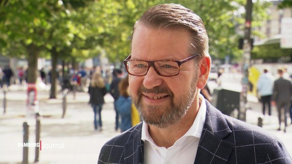 Marc Tiefenthal vom City Management Hamburg. © Screenshot 