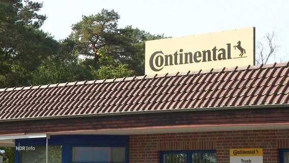 Ein Schild der Firma Continental. © Screenshot 