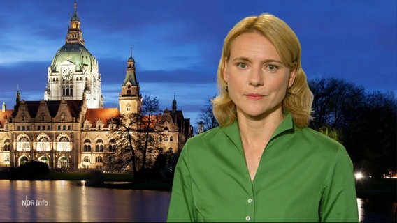 Die Reporterin  Hilke Janssen berichtet. © Screenshot 