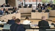 Eine Debatte im Kieler Landtag. © Screenshot 