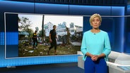 Susanne Stichler moderiert NDR Info um 21:45 Uhr. © Screenshot 
