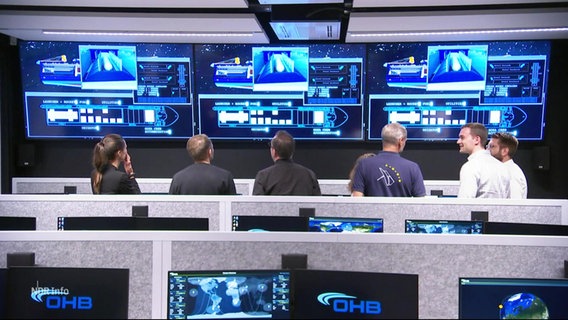 Mehrere Personen sitzen in einem Kontrollzentrum vor Computerbildschirmen. © Screenshot 