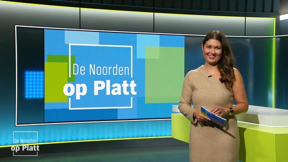 Vanessa Kossen moderiert "De Noorden op platt". © Screenshot 