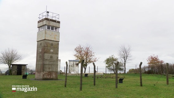 Ein Wachturm der ehemaligen deutsch-deutschen Grenze. © Screenshot 