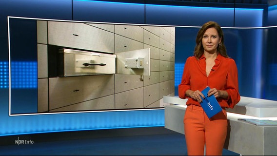 Romy Hiller moderiert NDR Info 21:45. © Screenshot 