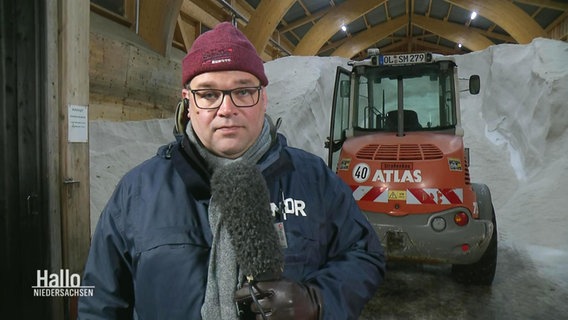 Der Reporter Sebastian Duden berichtet. © Screenshot 