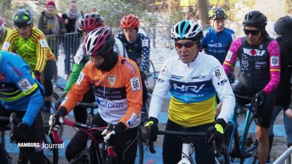 Klaus-Peter Thaler kurz vor dem Start bei der Cyclocross-WM. © Screenshot 