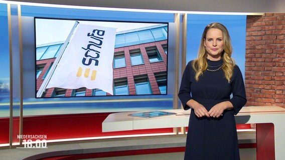 Die Moderatorin Tina Hermes. © Screenshot 