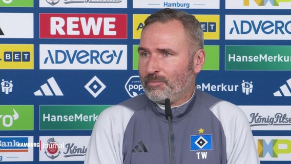 HSV Trainer Tim Walter im Interview. © Screenshot 