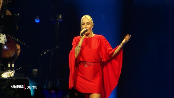 Sarah Connor performt Live in der Barclays Arena. © Screenshot 