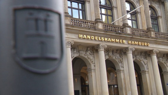 Das Gebäude der Handelskammer Hamburg © Screenshot 