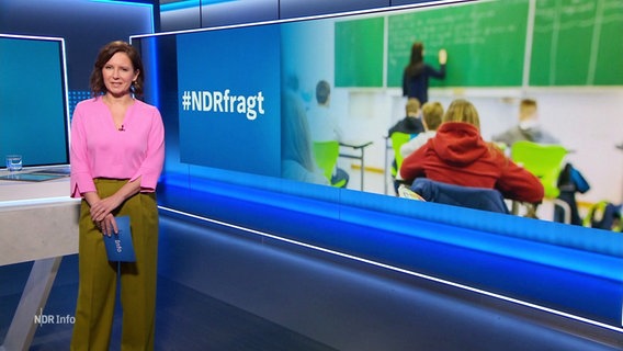 Romy Hiller moderiert NDR Info um 14:00. © Screenshot 