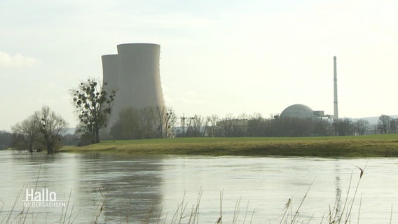 Das Kernkraftwerk in Grohnde. © Screenshot 