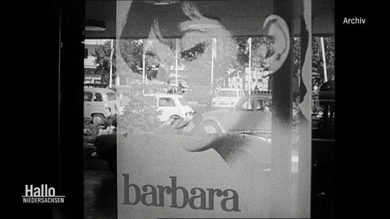 Ein Plakat der Chanson-Sängerin Barbara, die der Stadt Göttingen ein Lied gewidmet hat. © Screenshot 