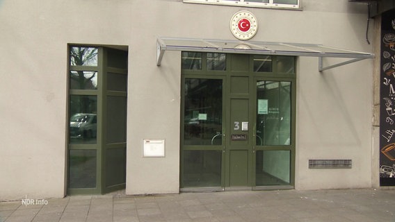 Der Eingang des türkischen Konsulates in Hannover. © Screenshot 