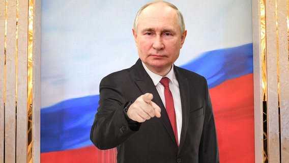 Der russische Präsident Wladimir Putin. (extra 3 vom 28.03.2024 im Ersten) © NDR 