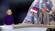 Nachrichtensprecher Marie-Luise Bram und Gerrit Derkowski moderieren Schleswig-Holstein Magazin. © Screenshot 