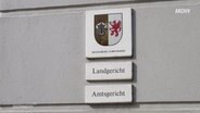 Das Schild des Landgerichtes von Mecklenburg-Vorpommern. © Screenshot 