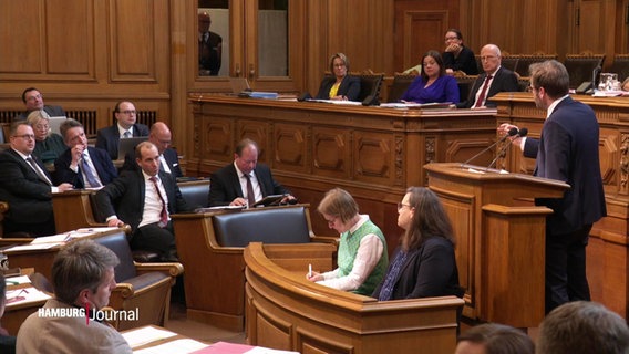 Hitzige Diskussionen im Hamburger Senat. © Screenshot 
