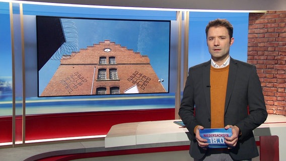 Nachrichtensprecher Johannes Avenarius moderiert Niedersachsen. © Screenshot 