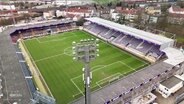 Das Stadion des VfL Osnabrück aus der Vogelperspektive. © Screenshot 