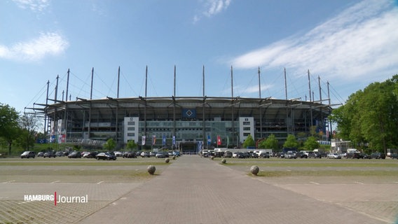 Das Volkparkstadion von vorn. © Screenshot 
