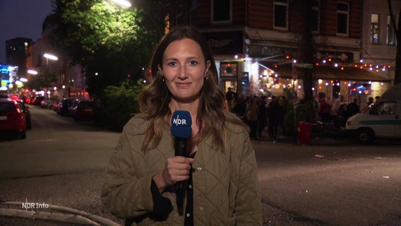 Die Außenreporterin berichtet von der Stimmung auf St. Pauli. © Screenshot 