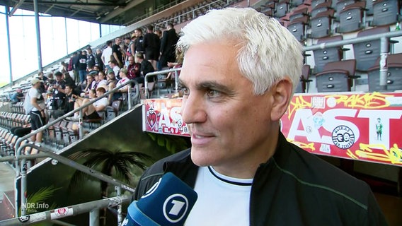 Andreas Bornemann, Sportchef FC St. Pauli © Screenshot 