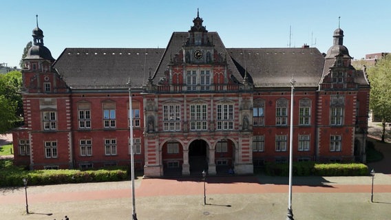 Das Harburger Rathaus © Screenshot 